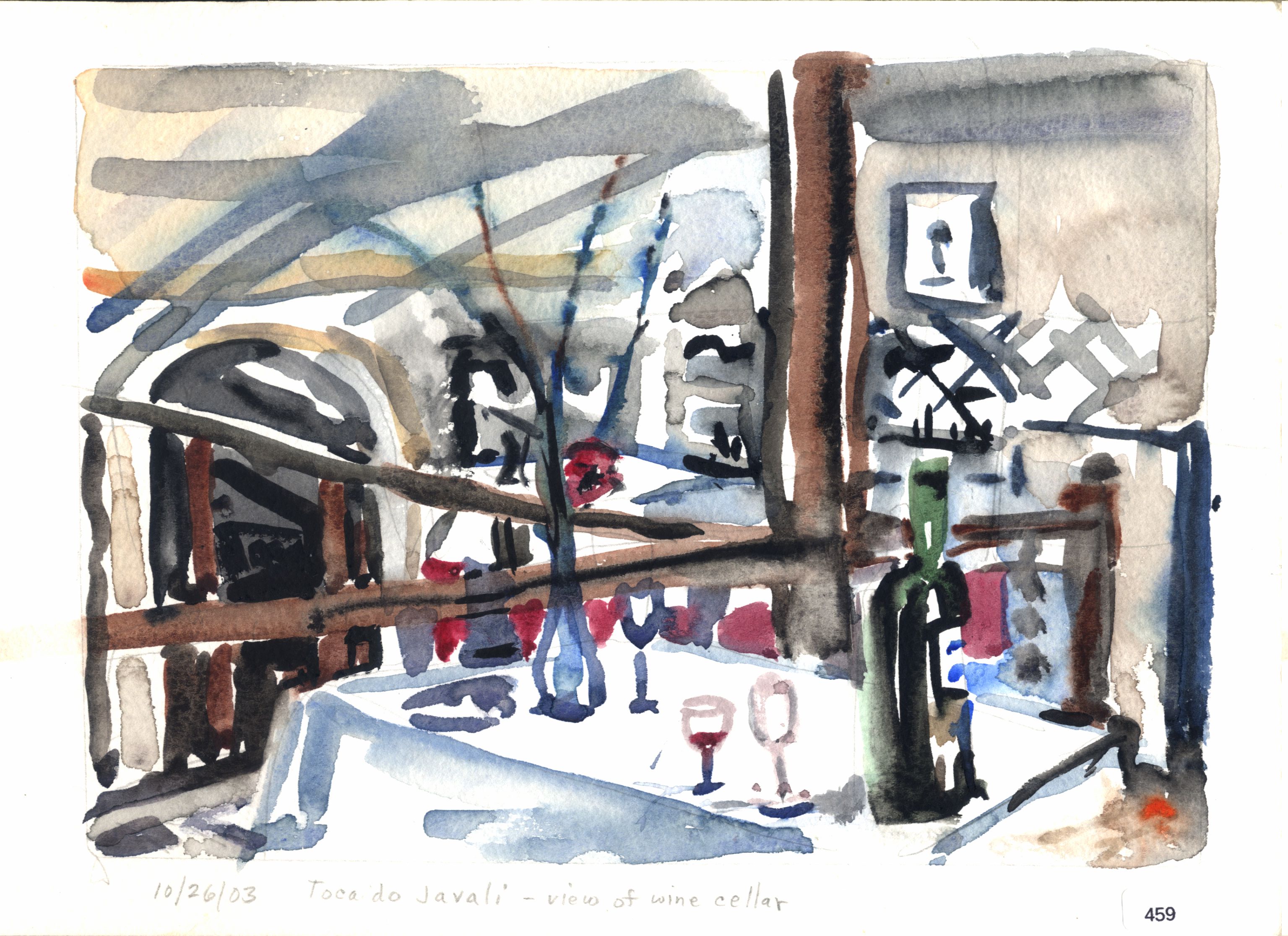 Toca do Javali - view of wine cellar