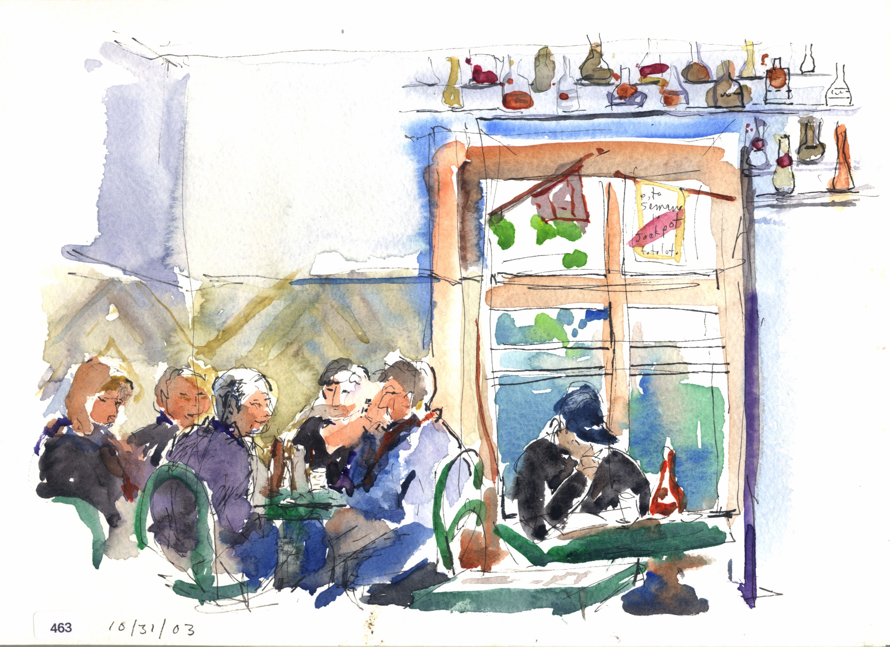 Restaurant scene
