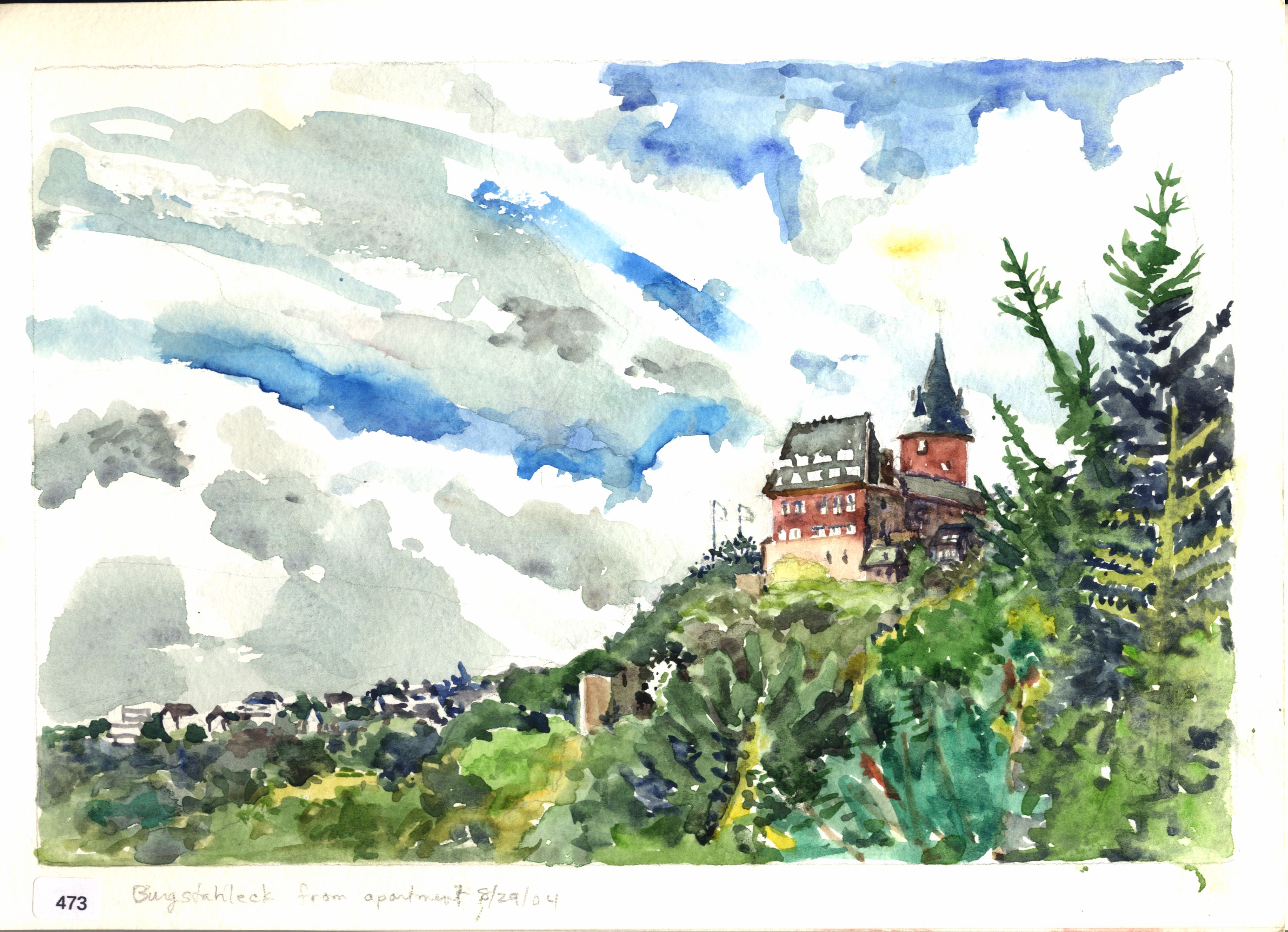 Burg Stahleck from apartment