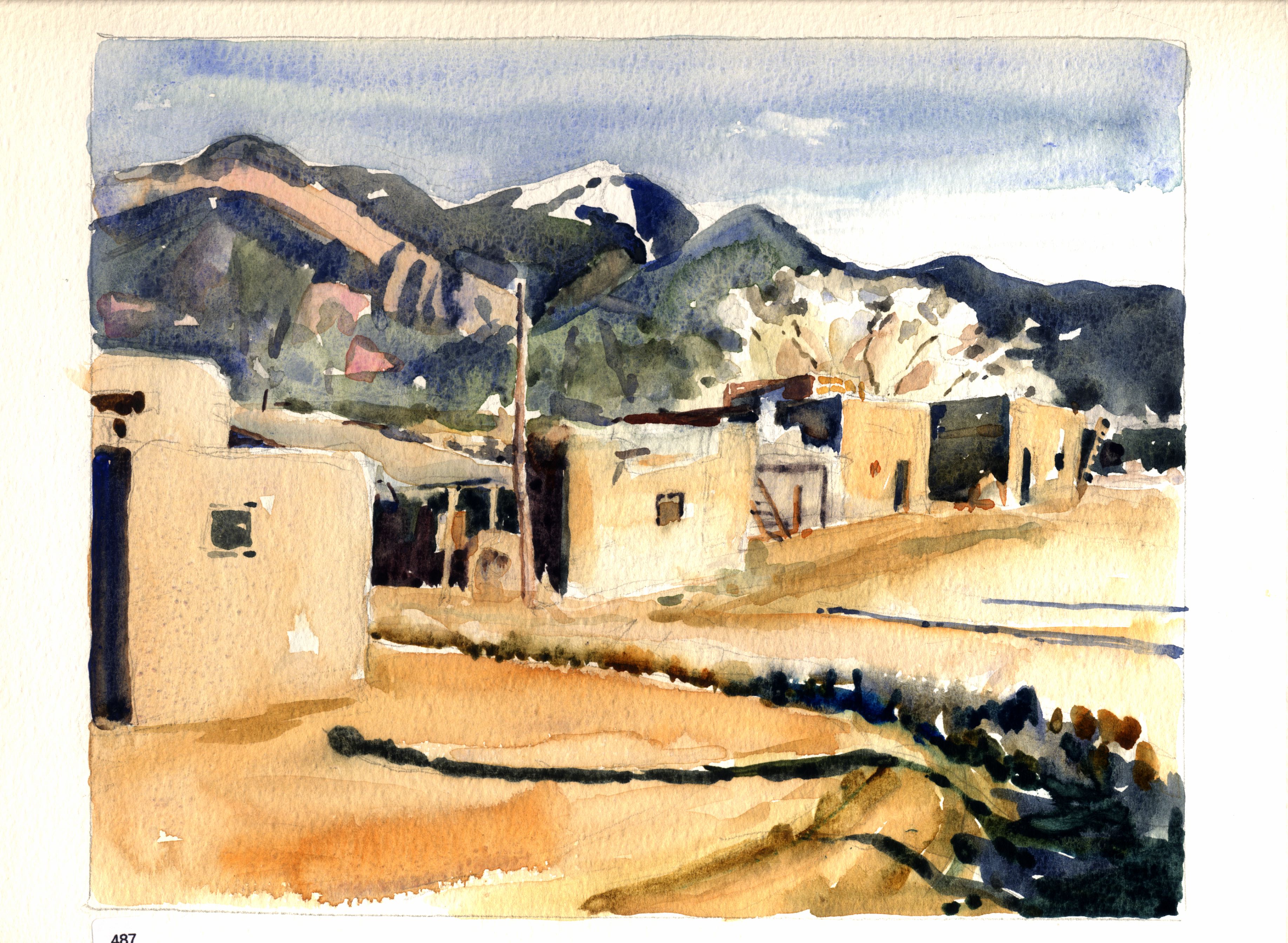 Adobe houses