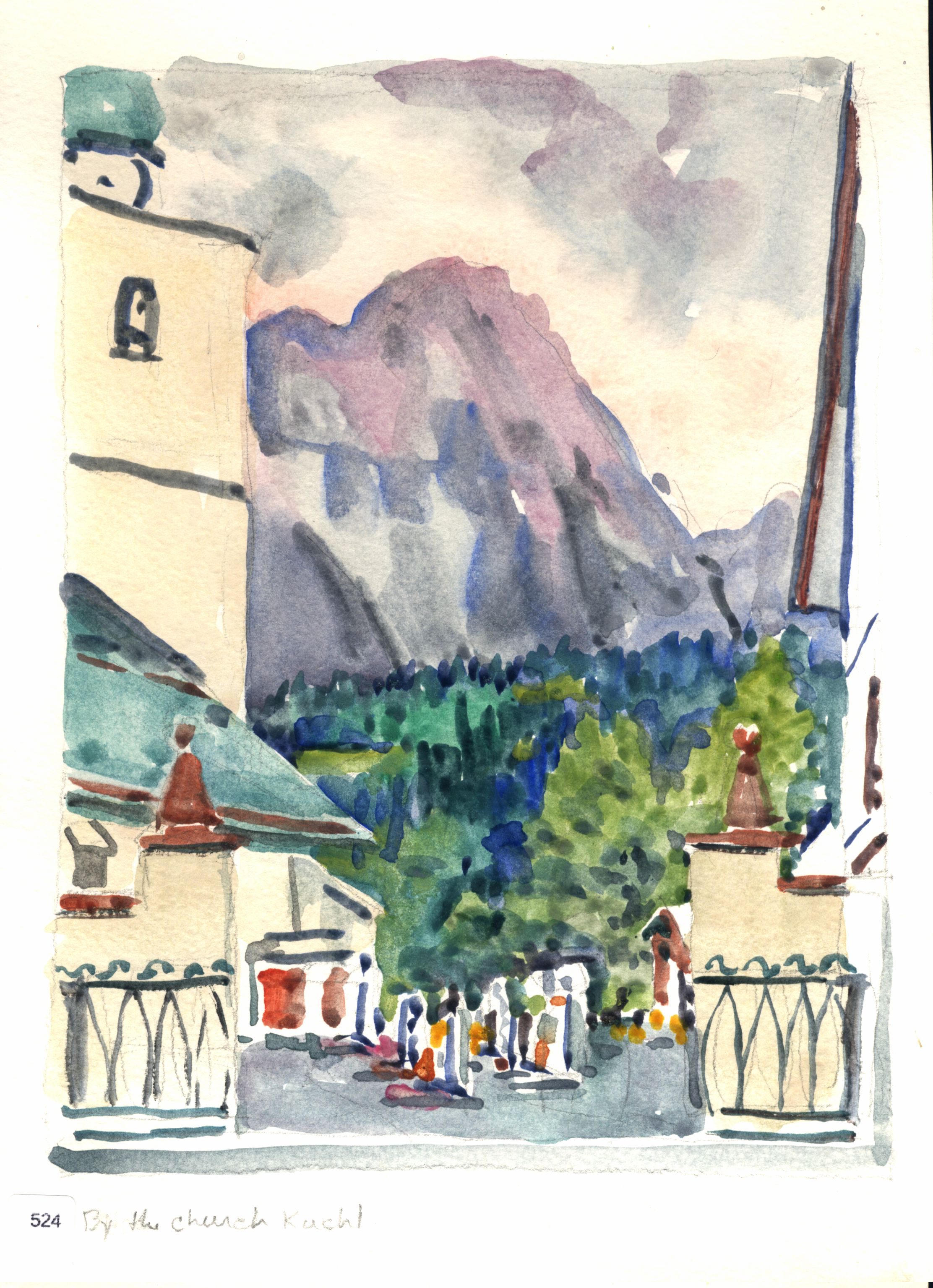 By the church Kuchl