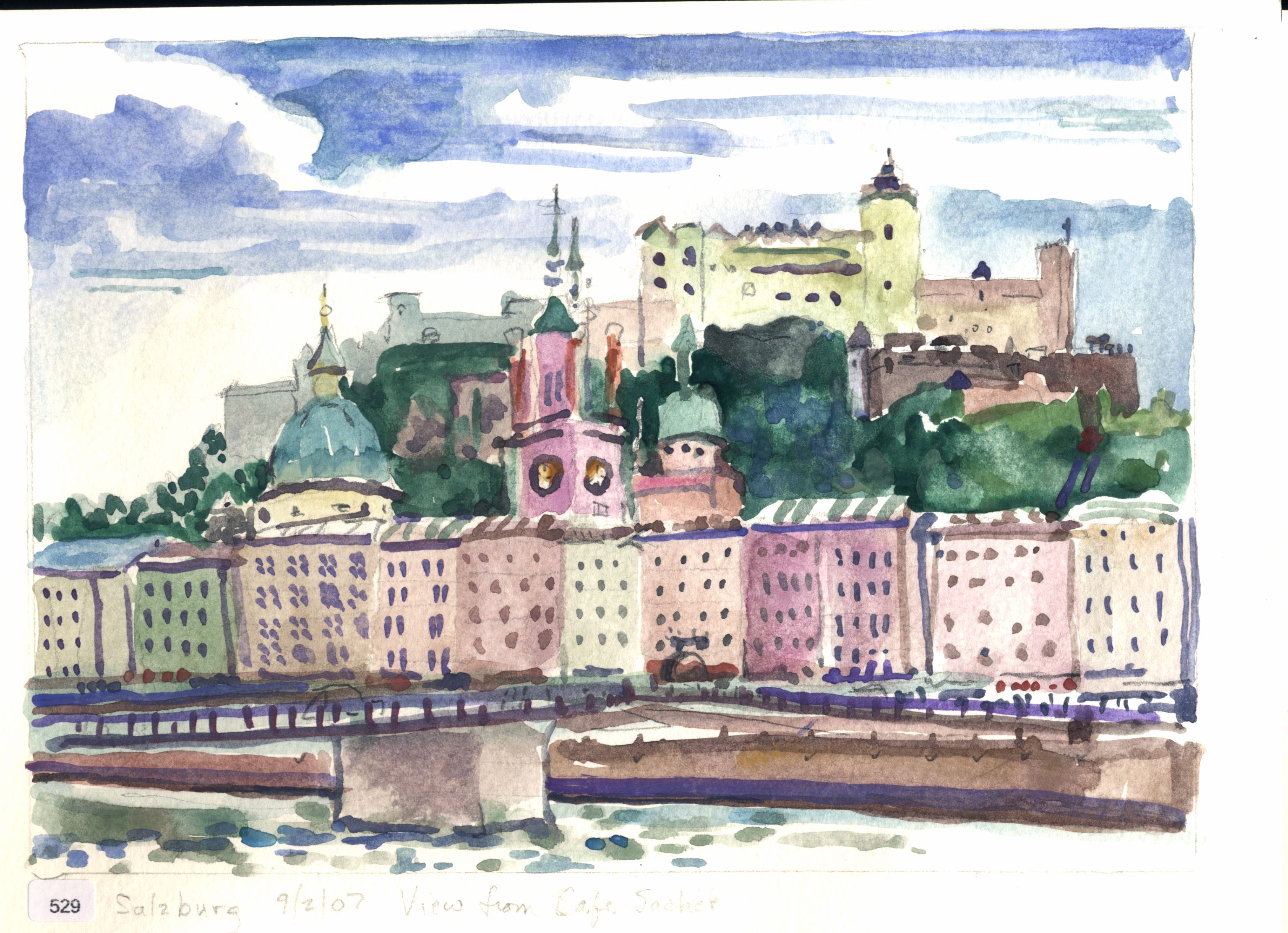 View from Cafe Sacher