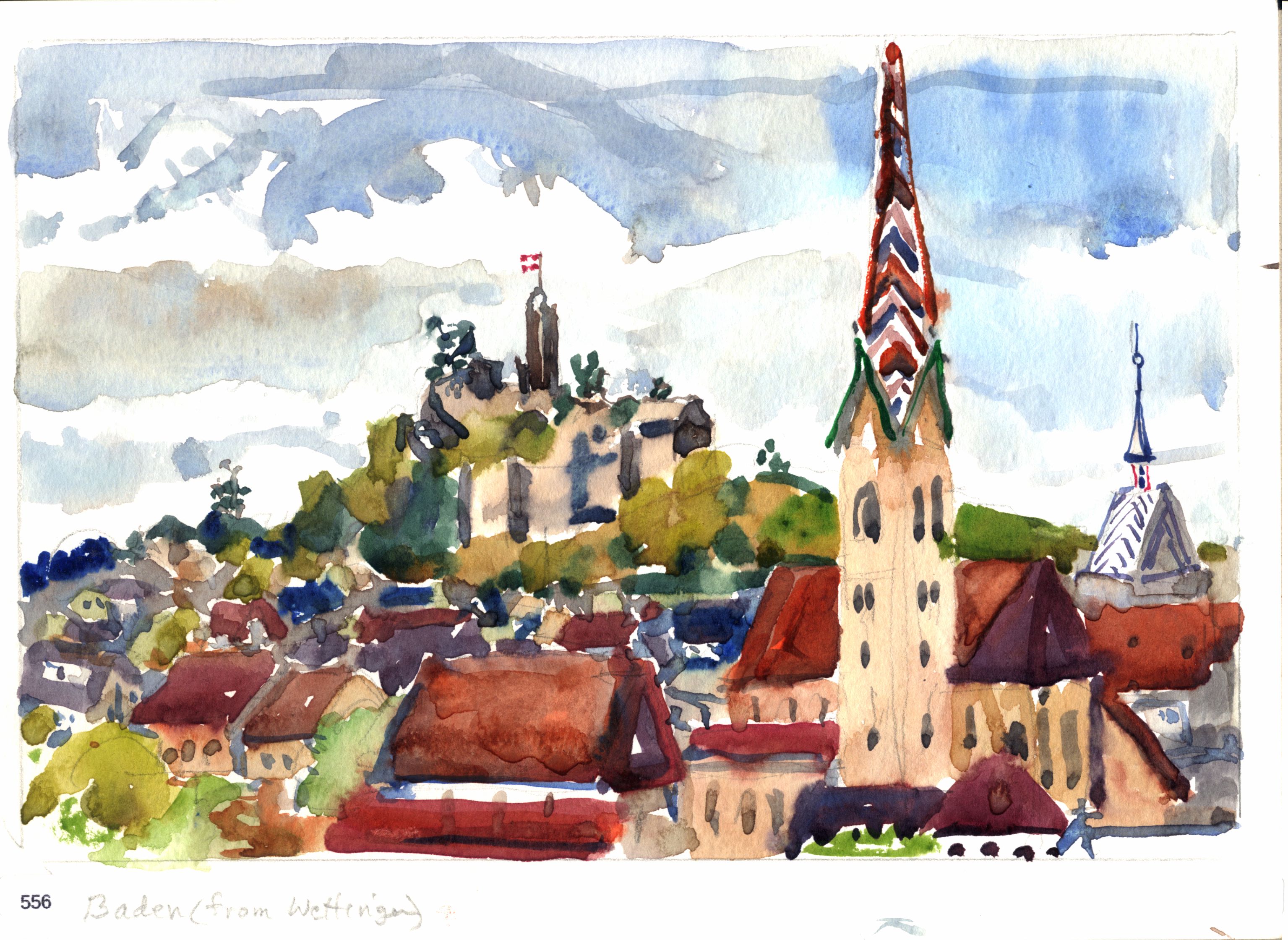 Baden from Wettingen