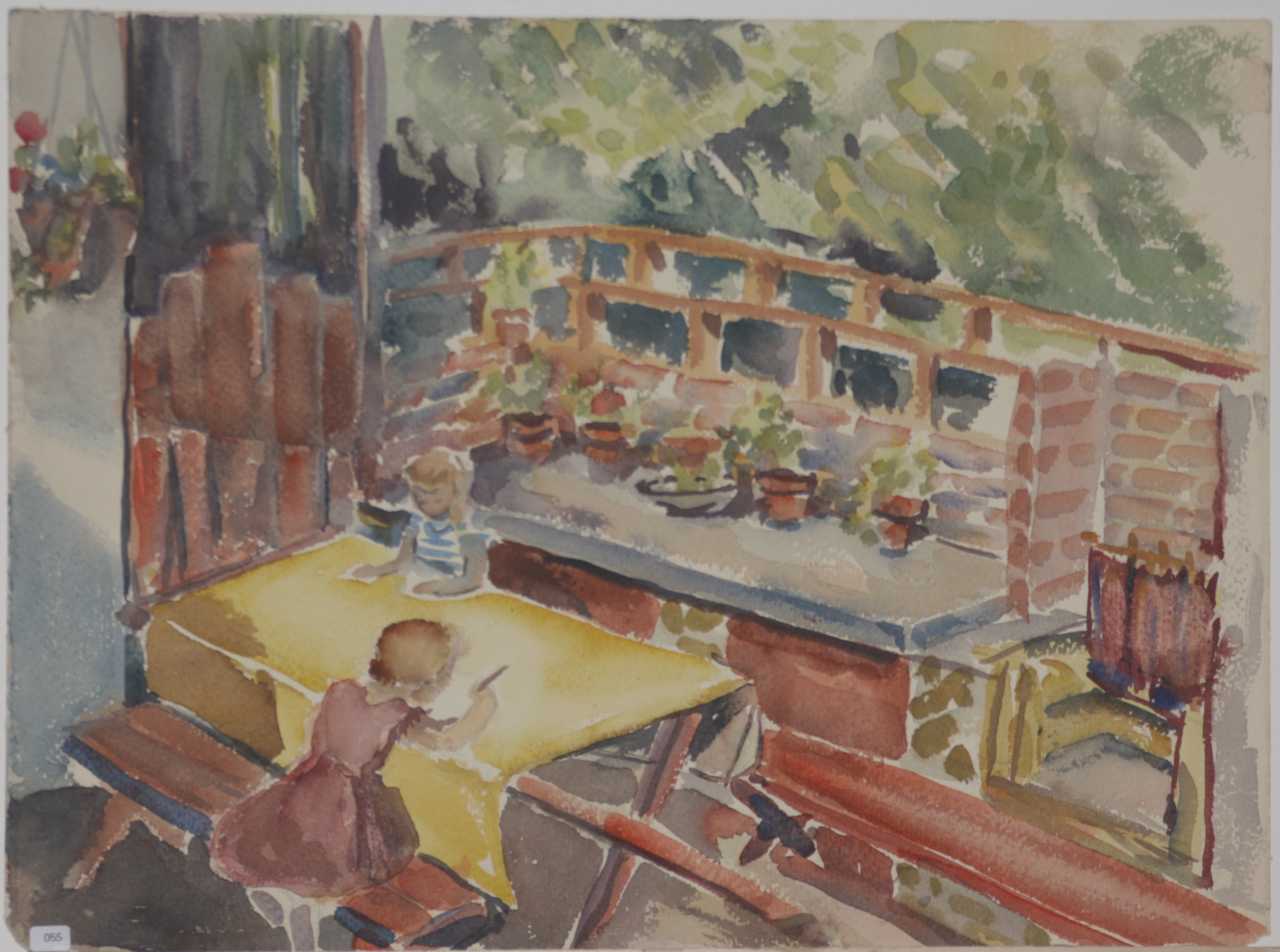 Rock Lane backyard picnic table