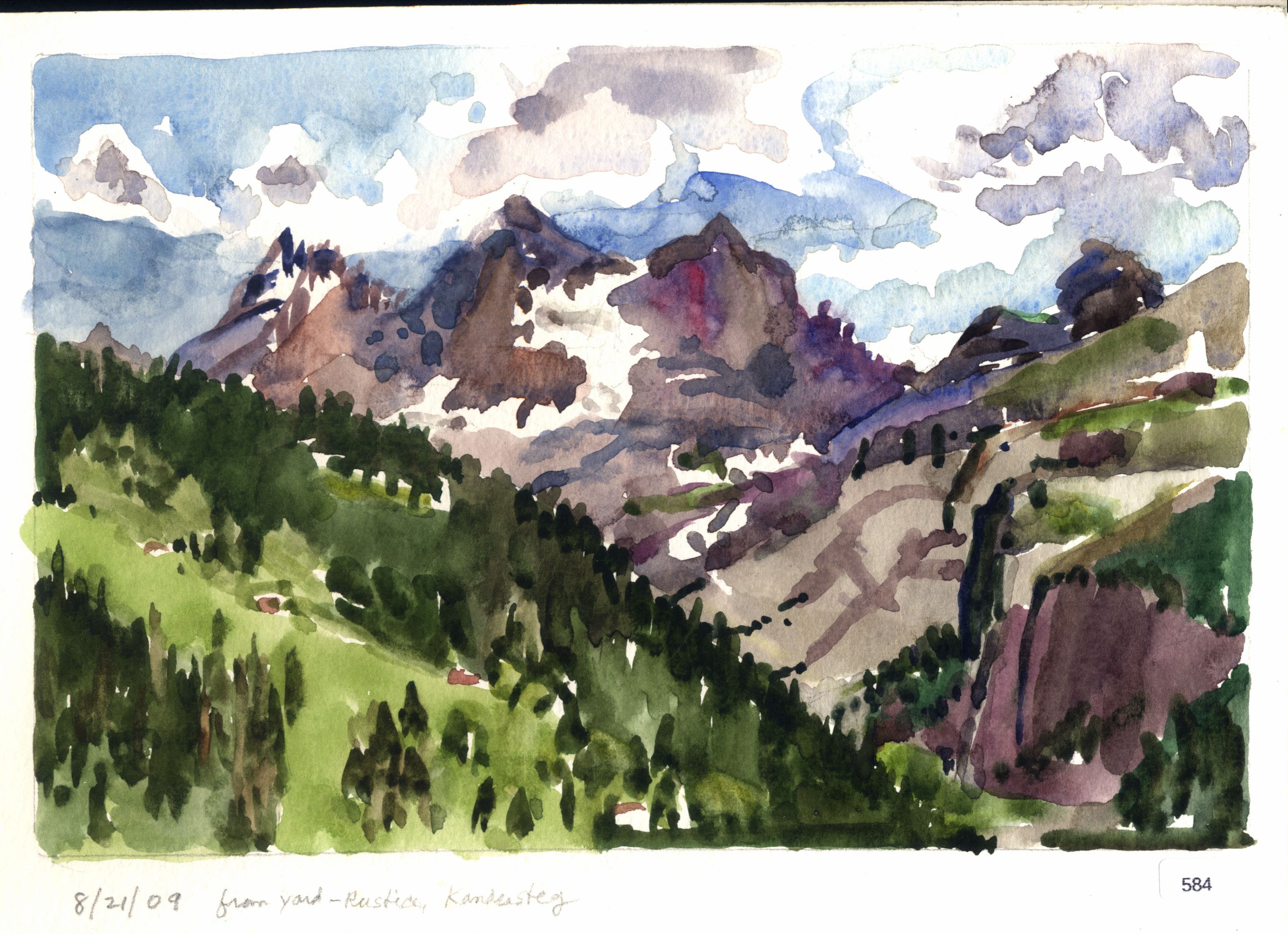 From yard - Rustic, Kandersteg