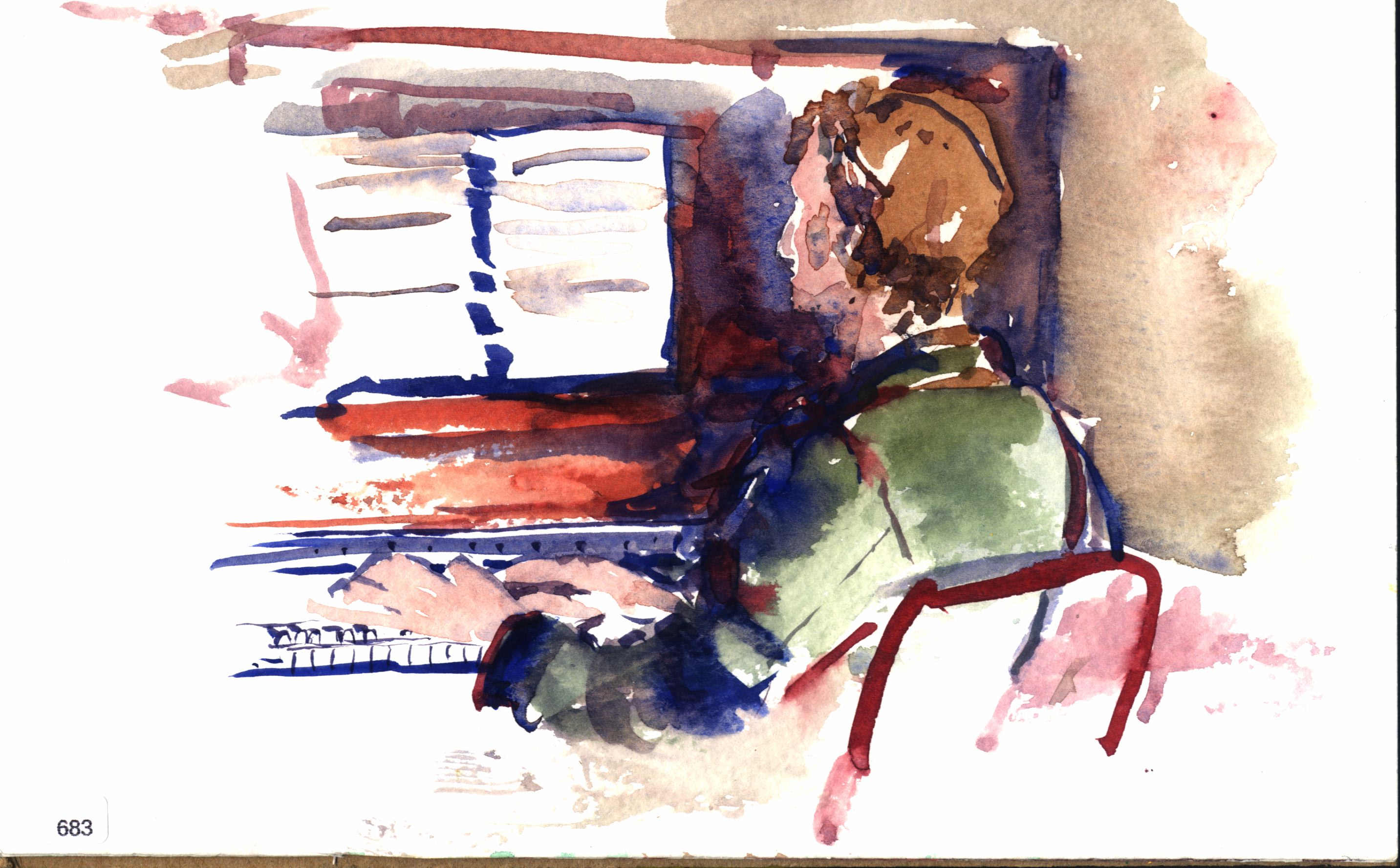 Tom seated at piano.