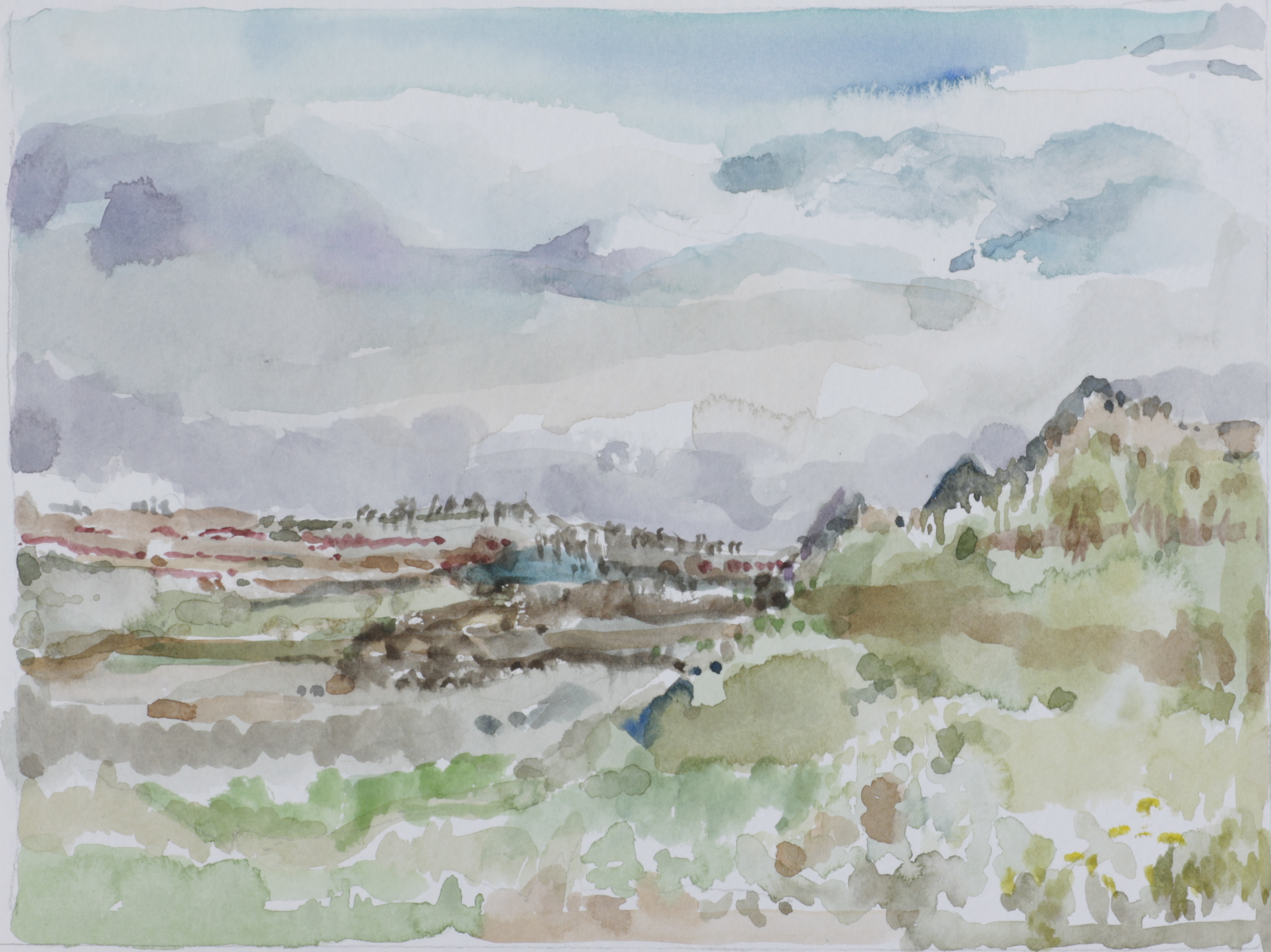 Landscape with hills