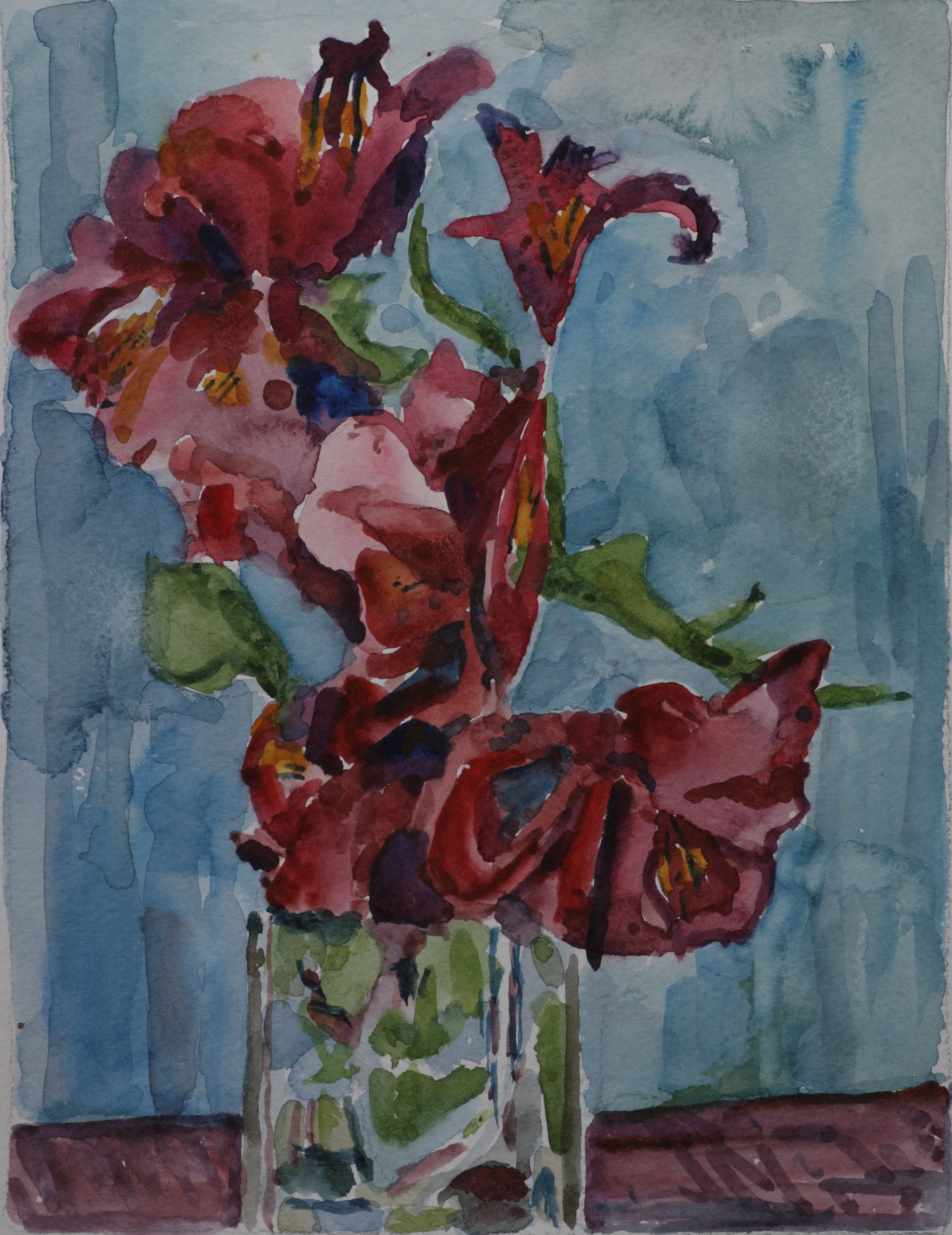 Still life: flowers in vase