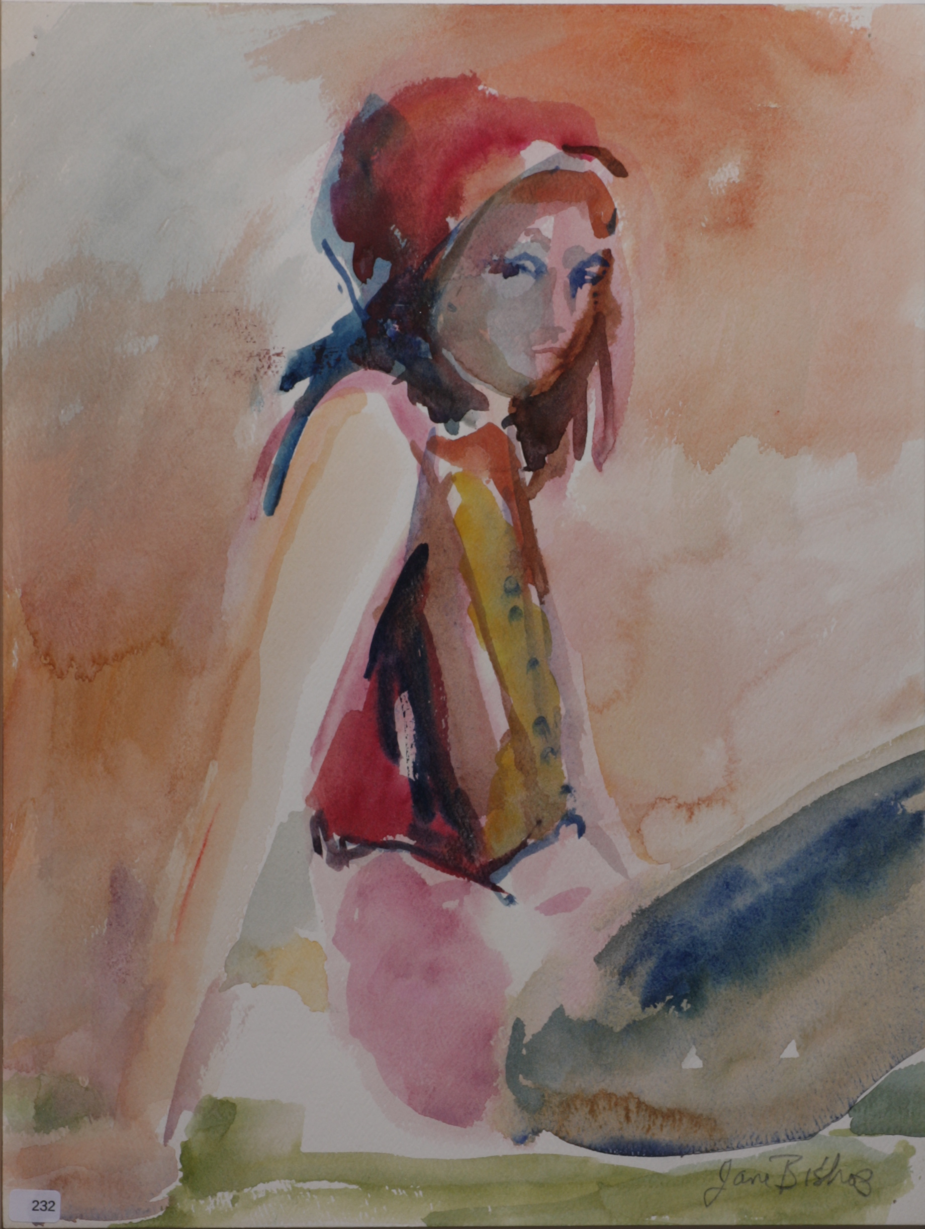 Seated woman