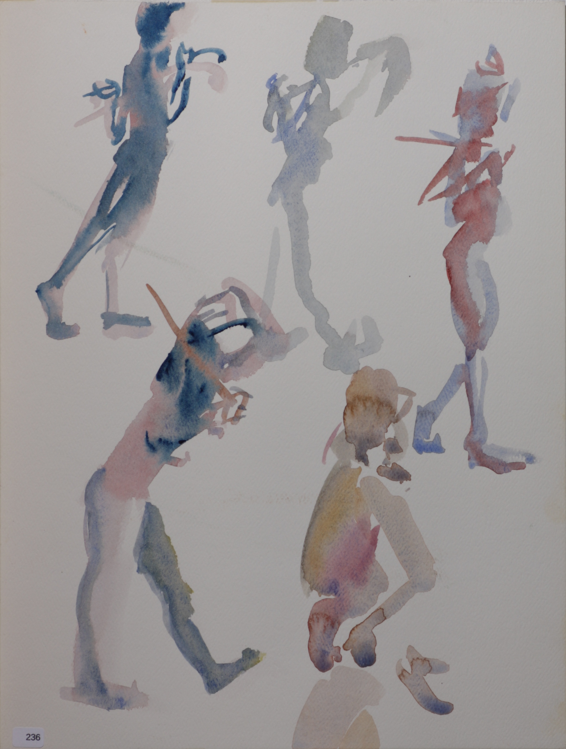 Motion study: 5 figures