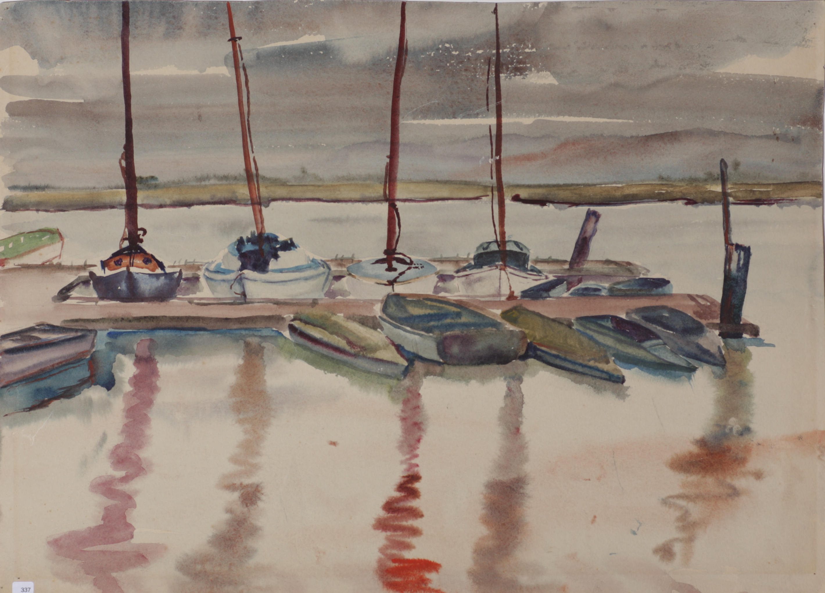 Boats at mooring