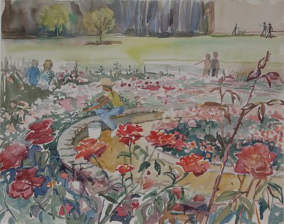 Rose garden?