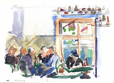 Restaurant scene