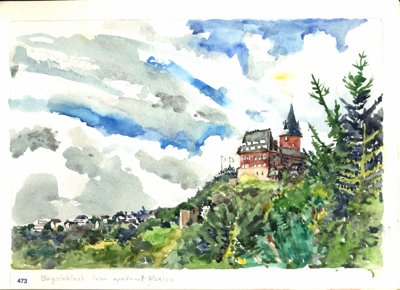 Burg Stahleck from apartment