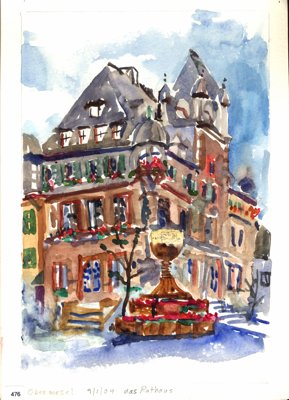 Oberwesel das Rathaus