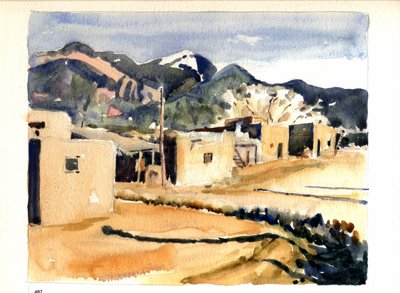 Adobe houses