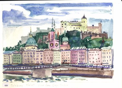 View from Cafe Sacher