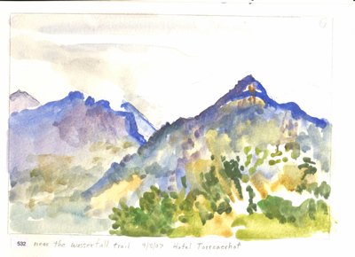 Near the Wasserfall Trail; Hotel Torrenerhof