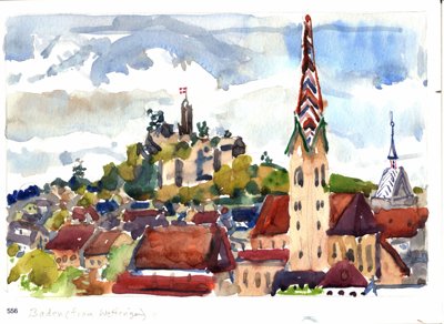 Baden from Wettingen