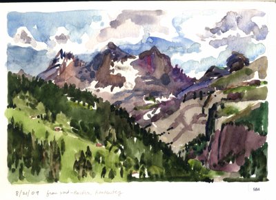 From yard - Rustic, Kandersteg