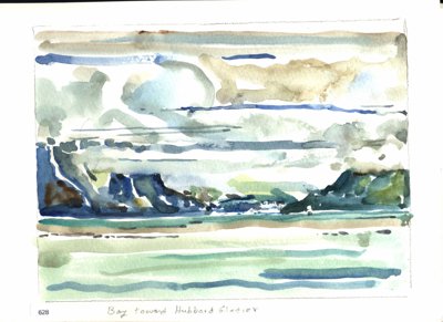 Bay toward Hubbard Glacier