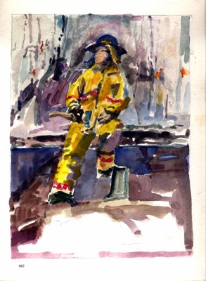 Performer in yellow costume
