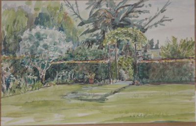 Waverly backyard