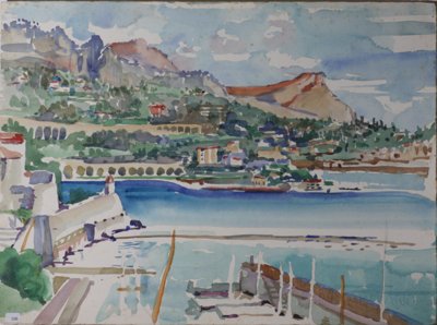 Boats in harbor