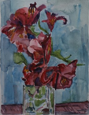 Still life: flowers in vase