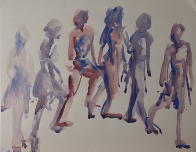 Motion study: 6 figures