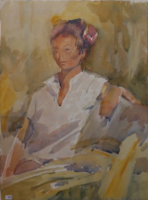 Seated woman(Nikki?)