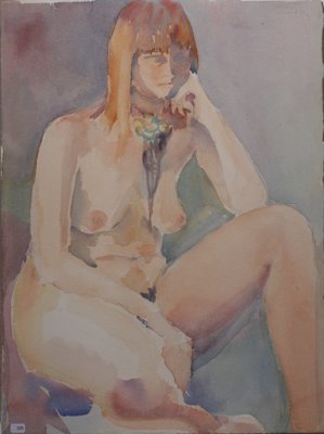 Nude female with necklace