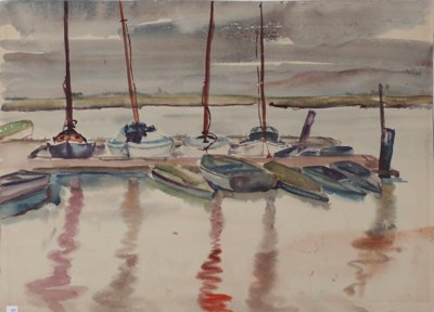 Boats at mooring