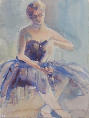Seated balarina